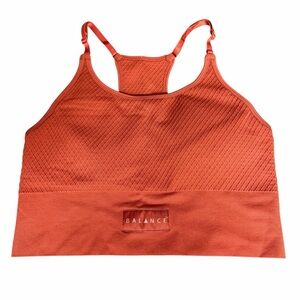 Balance Athletica Vitality Sports Bra Orange